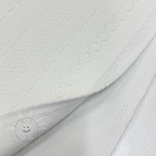STRICKSTOFF jacquard Cable white