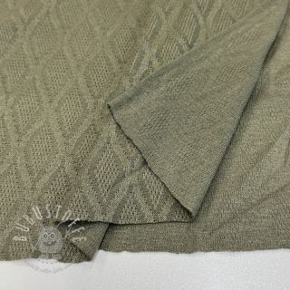 STRICKSTOFF jacquard Diamond army