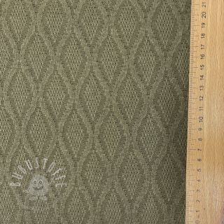 STRICKSTOFF jacquard Diamond army