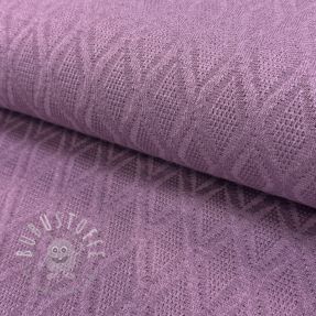 STRICKSTOFF jacquard Diamond lavender