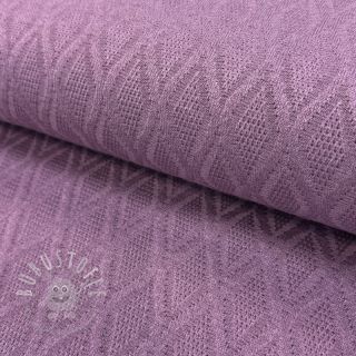 STRICKSTOFF jacquard Diamond lavender