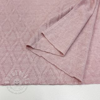 STRICKSTOFF jacquard Diamond light pink