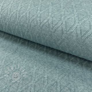 STRICKSTOFF jacquard Diamond ocean blue