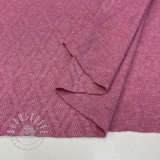 STRICKSTOFF jacquard Diamond pink