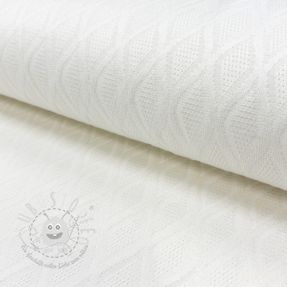 STRICKSTOFF jacquard Diamond off white