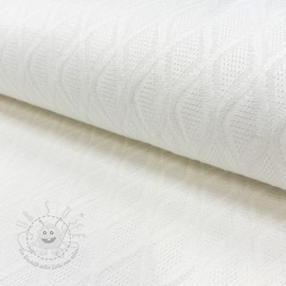 STRICKSTOFF jacquard Diamond off white