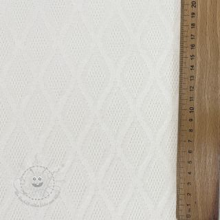 STRICKSTOFF jacquard Diamond off white