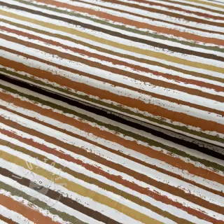 Baumwollstoff Small stripes Snoozy brick
