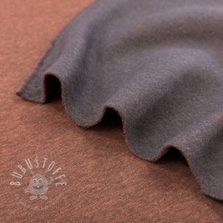 Sweat kuschel MELANGE brick
