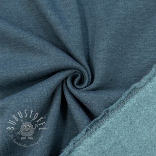 Sweat kuschel MELANGE dark petrol