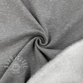 Sweat kuschel MELANGE middle grey