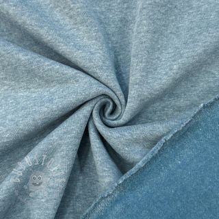 Sweat kuschel MELANGE old blue