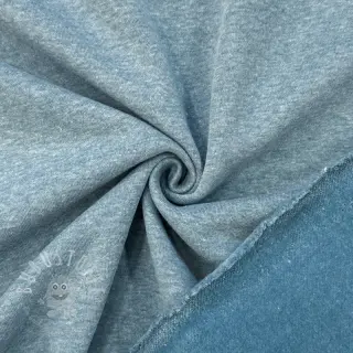 Sweat kuschel MELANGE old blue