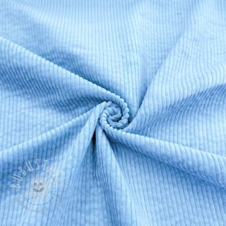 Cord 6W WASHED STRETCH light blue