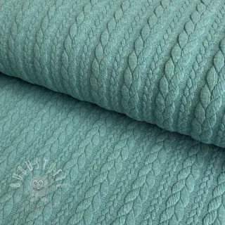 STRICKSTOFF jacquard Cably dark green