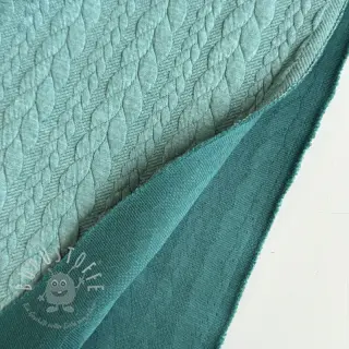 STRICKSTOFF jacquard Cably dark green
