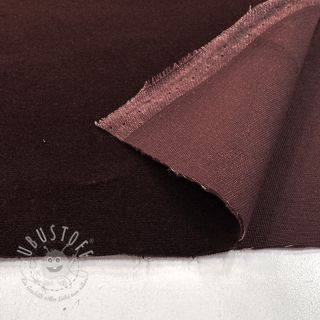 Samt VELVET LIGHT reddish brown