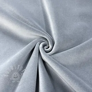 Samt VELVET PREMIUM blue grey