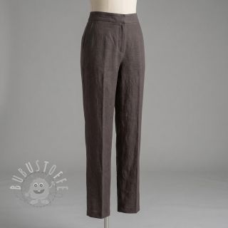 Leinenstoff gewaschen STONEWASHED PREMIUM mocha