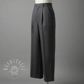 Leinenstoff gewaschen STONEWASHED PREMIUM black