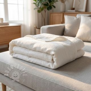 Leinenstoff gewaschen STONEWASHED PREMIUM white