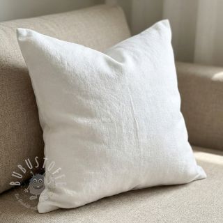 Leinenstoff gewaschen STONEWASHED PREMIUM white