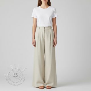 Leinenstoff gewaschen STONEWASHED PREMIUM pebble