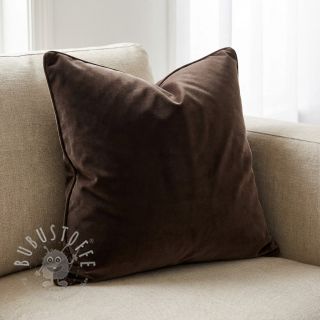 Samt VELVET LIGHT wood brown