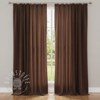 Samt VELVET LIGHT reddish brown