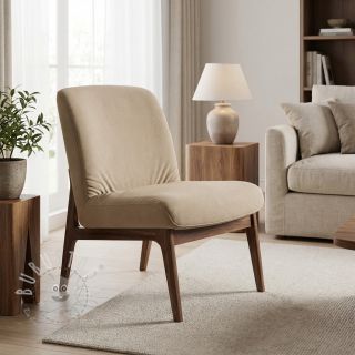 Samt VELVET LIGHT dark beige