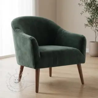 Samt VELVET LIGHT pine