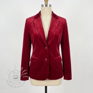 Samt VELVET STRETCH red