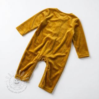 Samt VELVET STRETCH camel