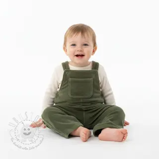 Samt VELVET STRETCH camo green