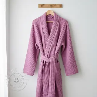 Waffelstoff pink