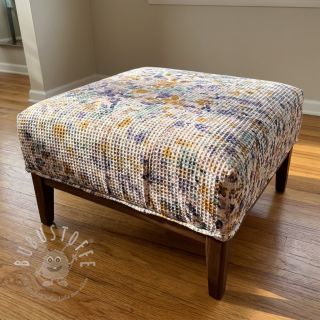 Waffelstoff Flowie meadow digital print