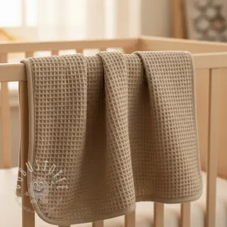 Waffelstoff khaki