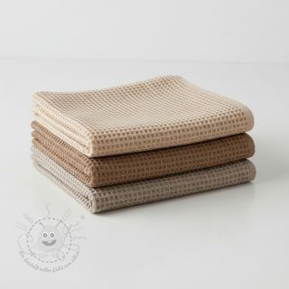 Waffelstoff khaki