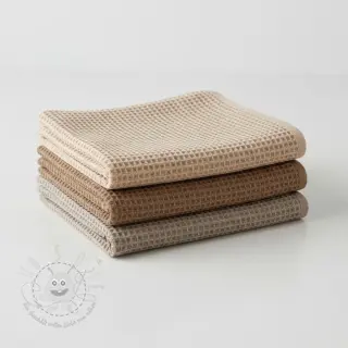 Waffelstoff khaki