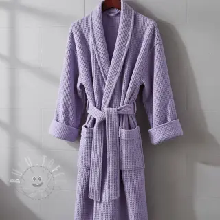 Waffelstoff bright lilac