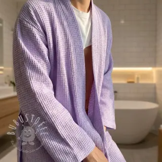 Waffelstoff bright lilac