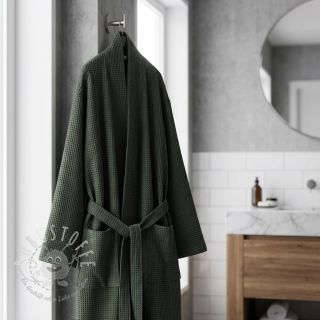 Waffelstoff army green