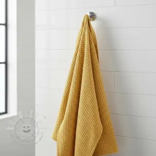 Waffelstoff soft yellow