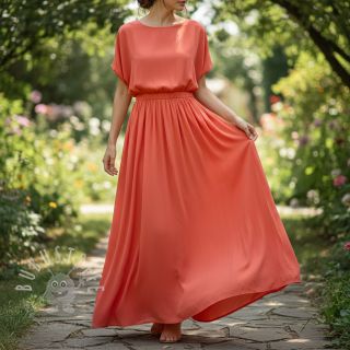 Viskosestoff RADIANCE coral