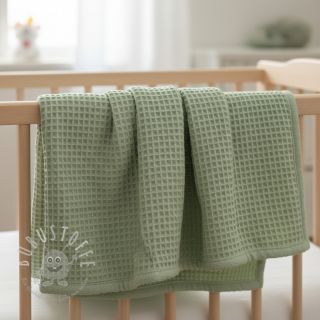 Waffelstoff dark mint