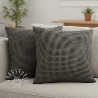 Waffelstoff anthracite