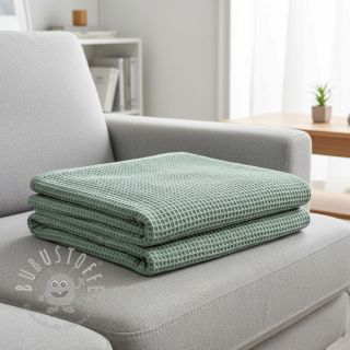 Waffelstoff dark green