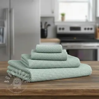 Waffelstoff green