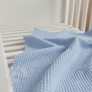 Waffelstoff light blue