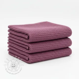 Waffelstoff mauve